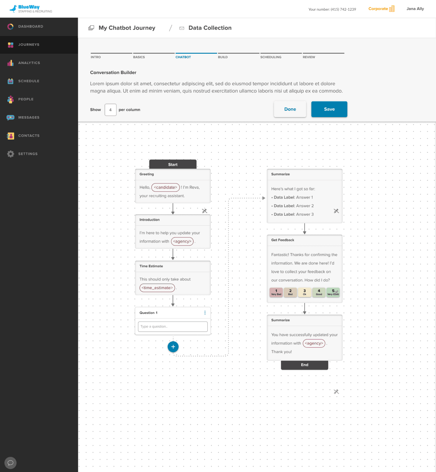 Canvas option with nodes wrapping into two columns.